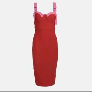 Gorgeous Color Block Bodycon Bandage Dress!